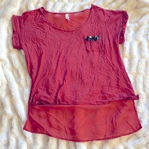 Xhilaration‎ High-Low Top